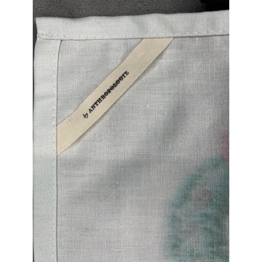 Anthropologie Breakfast With Santa Dish Towel 28” L x 21 “ W Single Towel - Picture 4 of 5